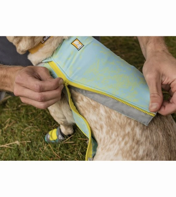 Ruffwear Swamp Cooler Zip Lightweight Cooling Dog Vest (Aurora Teal)