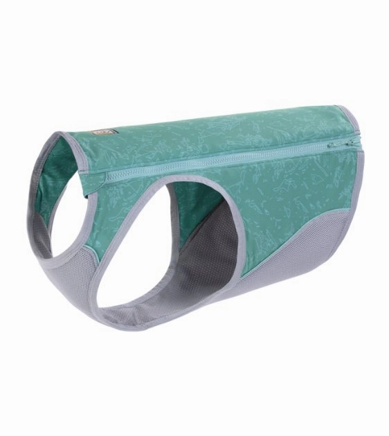 Ruffwear Swamp Cooler Zip? Lightweight Cooling Dog Vest (Aurora Teal)