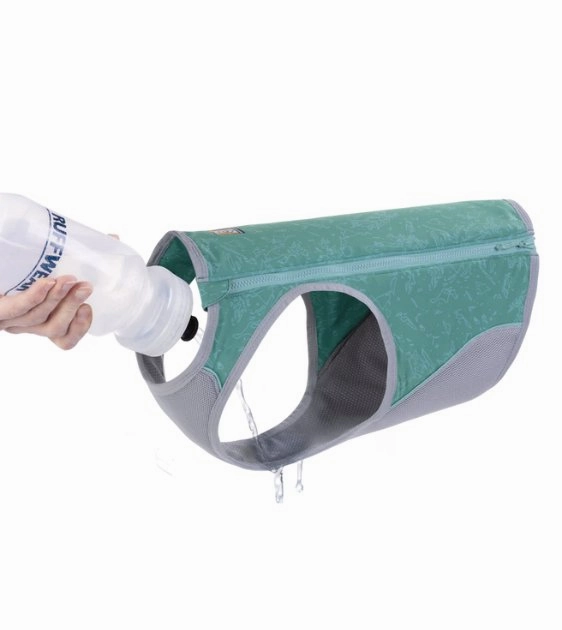 Ruffwear Swamp Cooler Zip? Lightweight Cooling Dog Vest (Aurora Teal)
