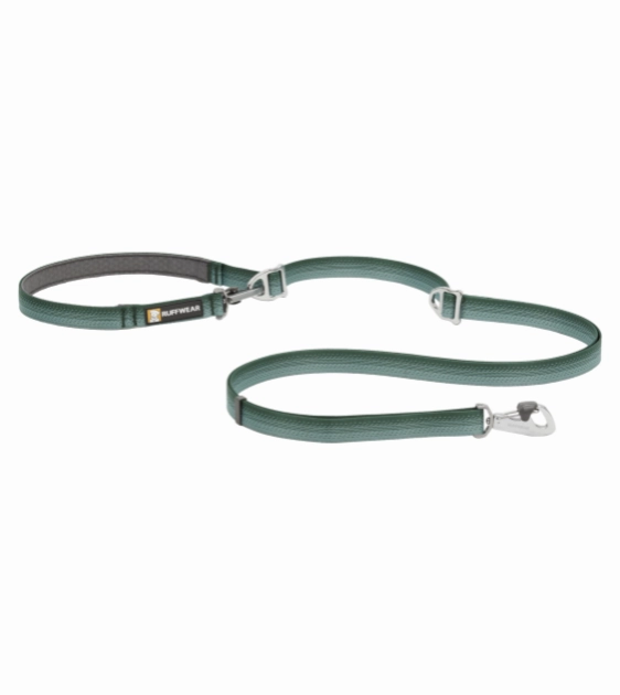 Ruffwear Switchbak? Adjustable Double-Ended Dog Leash (River Rock Green)