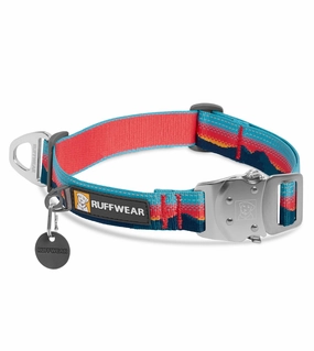 Ruffwear Top Rope? Reflective Ballasted Dog Collar (Sunset) dog charms,dog ID