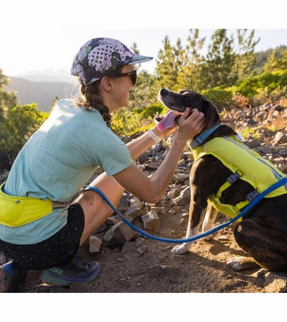 Ruffwear Trail Runner? Lightweight & Dynamic Stretch Dog Leash (Blue Pool)