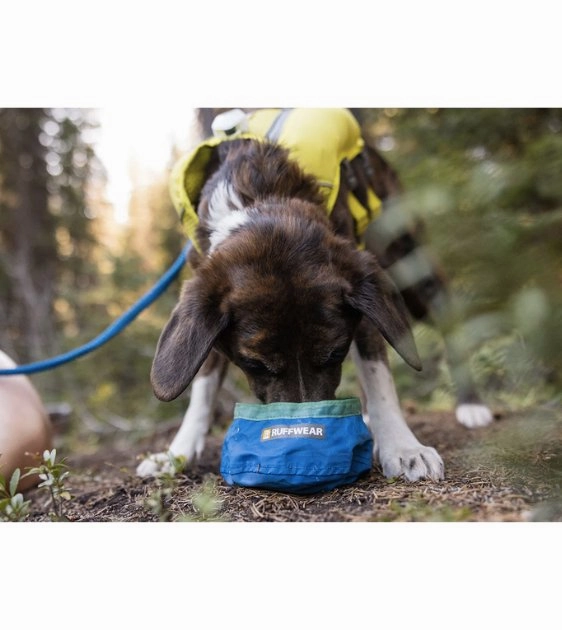 Ruffwear Trail Runner Ultralight & Packable Dog Bowl (Blue Pool)