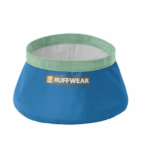 Ruffwear Trail Runner Ultralight & Packable Dog Bowl (Blue Pool) dog bowl,pet feeder