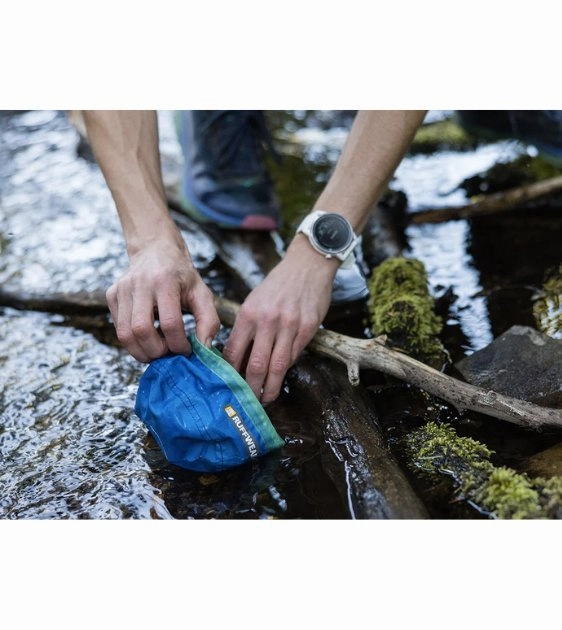 Ruffwear Trail Runner Ultralight & Packable Dog Bowl (Blue Pool)