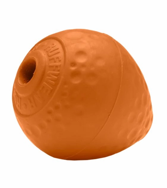 Ruffwear Turnup Interactive Rubber Throw Dog Toy (Campfire Orange)