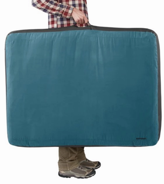 Ruffwear Urban Sprawl Two-Sided Soft & Firm Dog Bed With Handle (Overcast Blue)