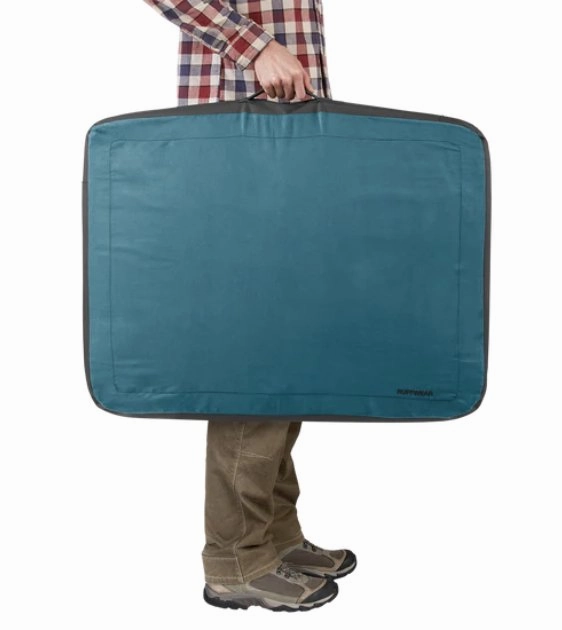 Ruffwear Urban Sprawl Two-Sided Soft & Firm Dog Bed With Handle (Trailhead Brown)