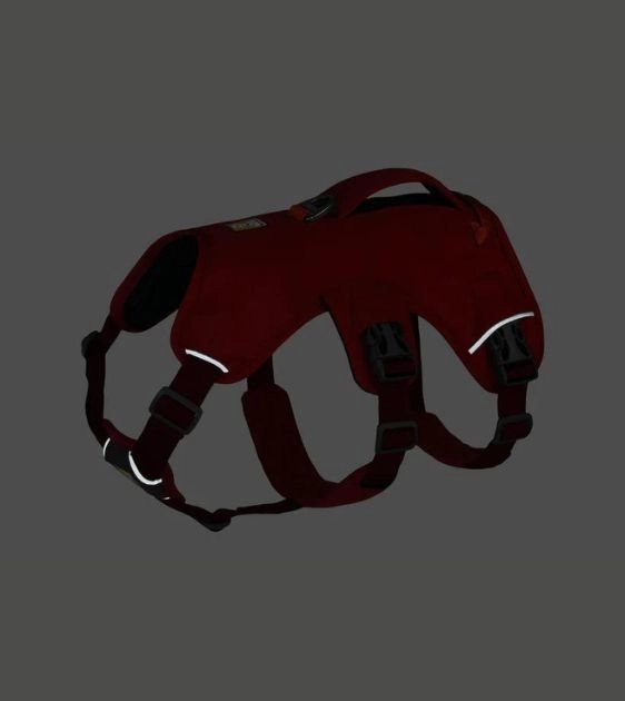 Ruffwear Web Master? Dog Harness with Handle (Red Sumac)