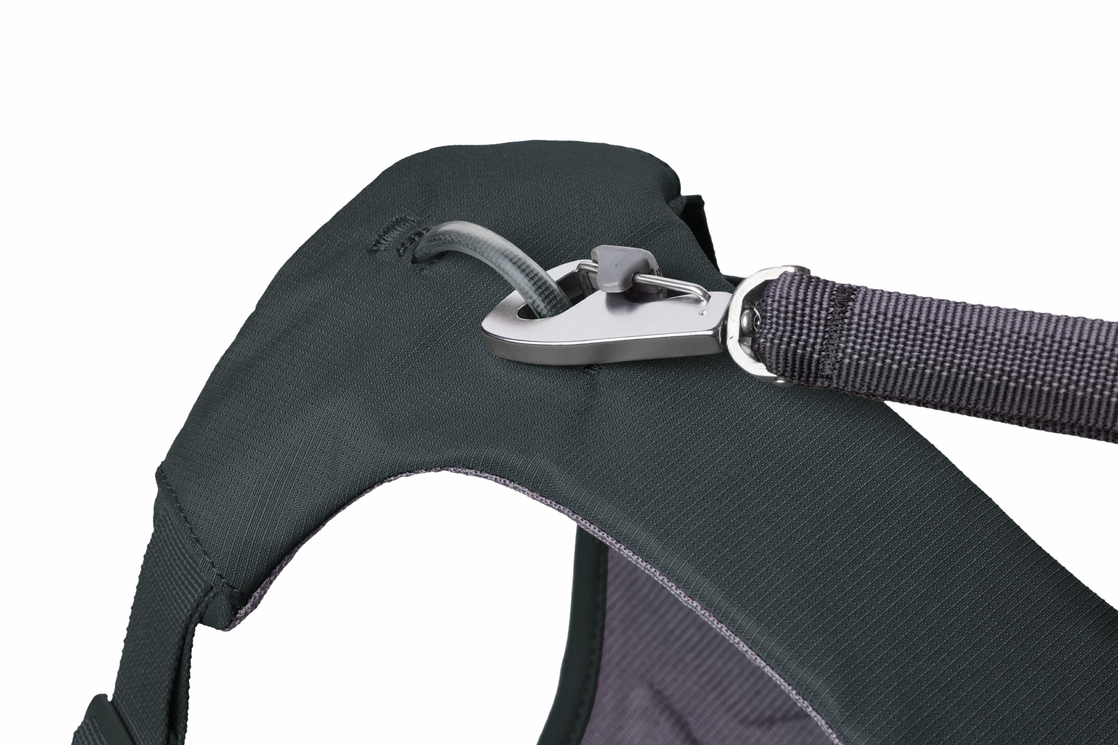 Ruffwear Web Master Dog Harness with Neck Buckle and Handle (Basalt Gray)