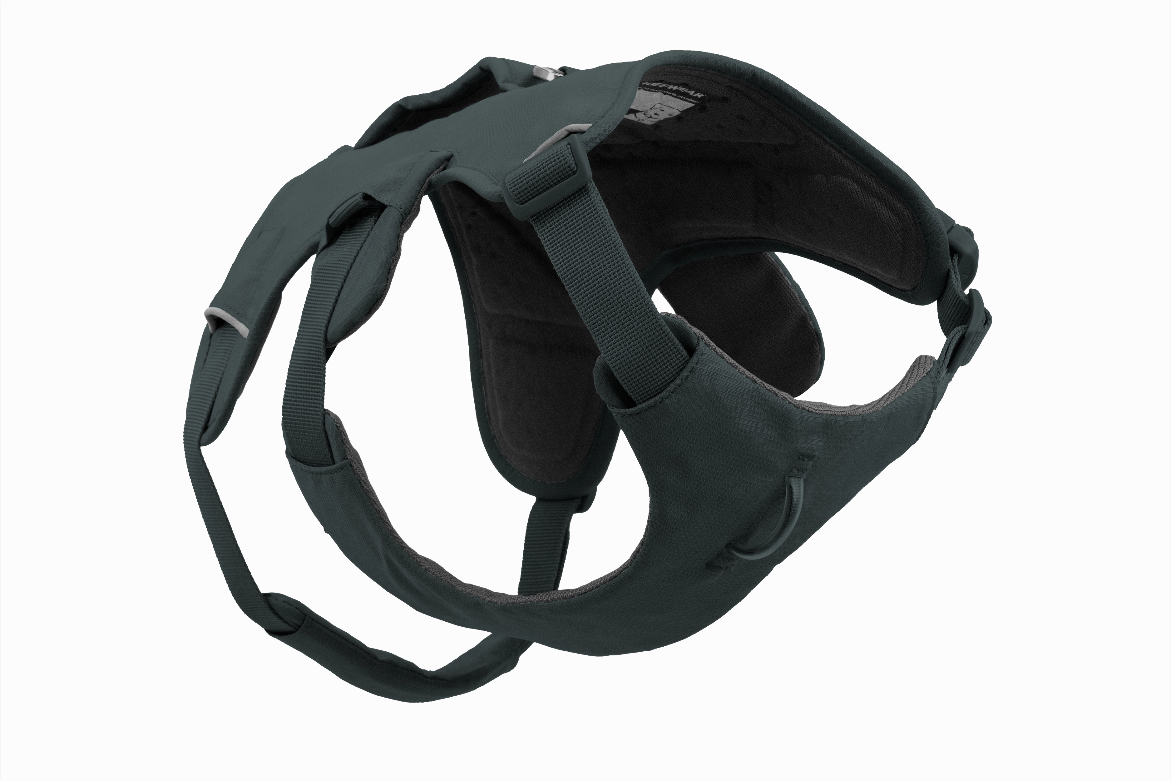 Ruffwear Web Master Dog Harness with Neck Buckle and Handle (Basalt Gray)