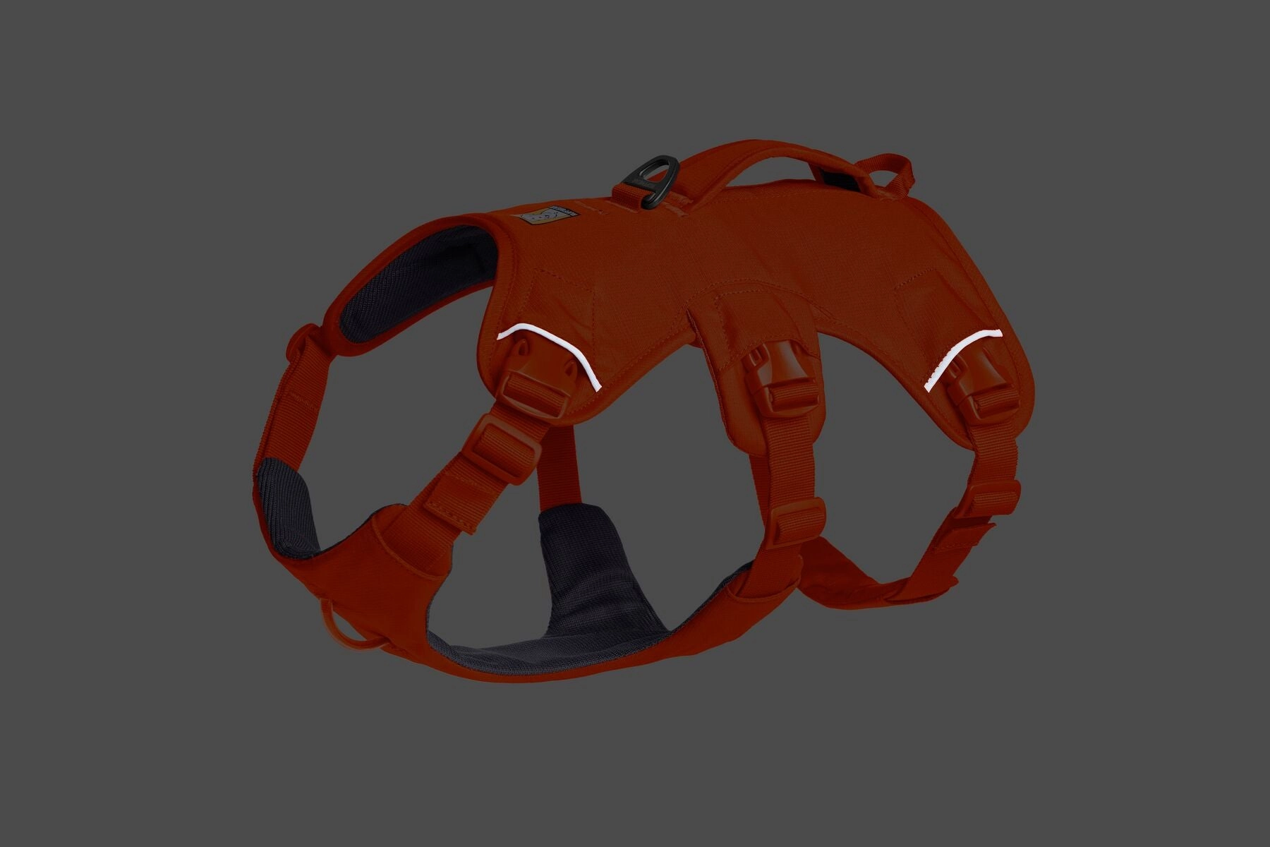 Ruffwear Web Master? Dog Harness with Neck Buckle and Handle (Blaze Orange)