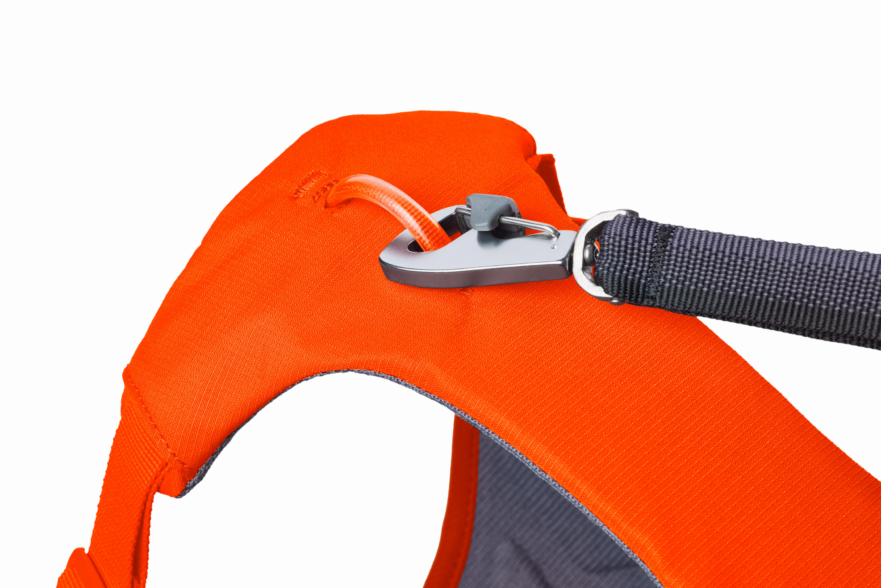 Ruffwear Web Master? Dog Harness with Neck Buckle and Handle (Blaze Orange)