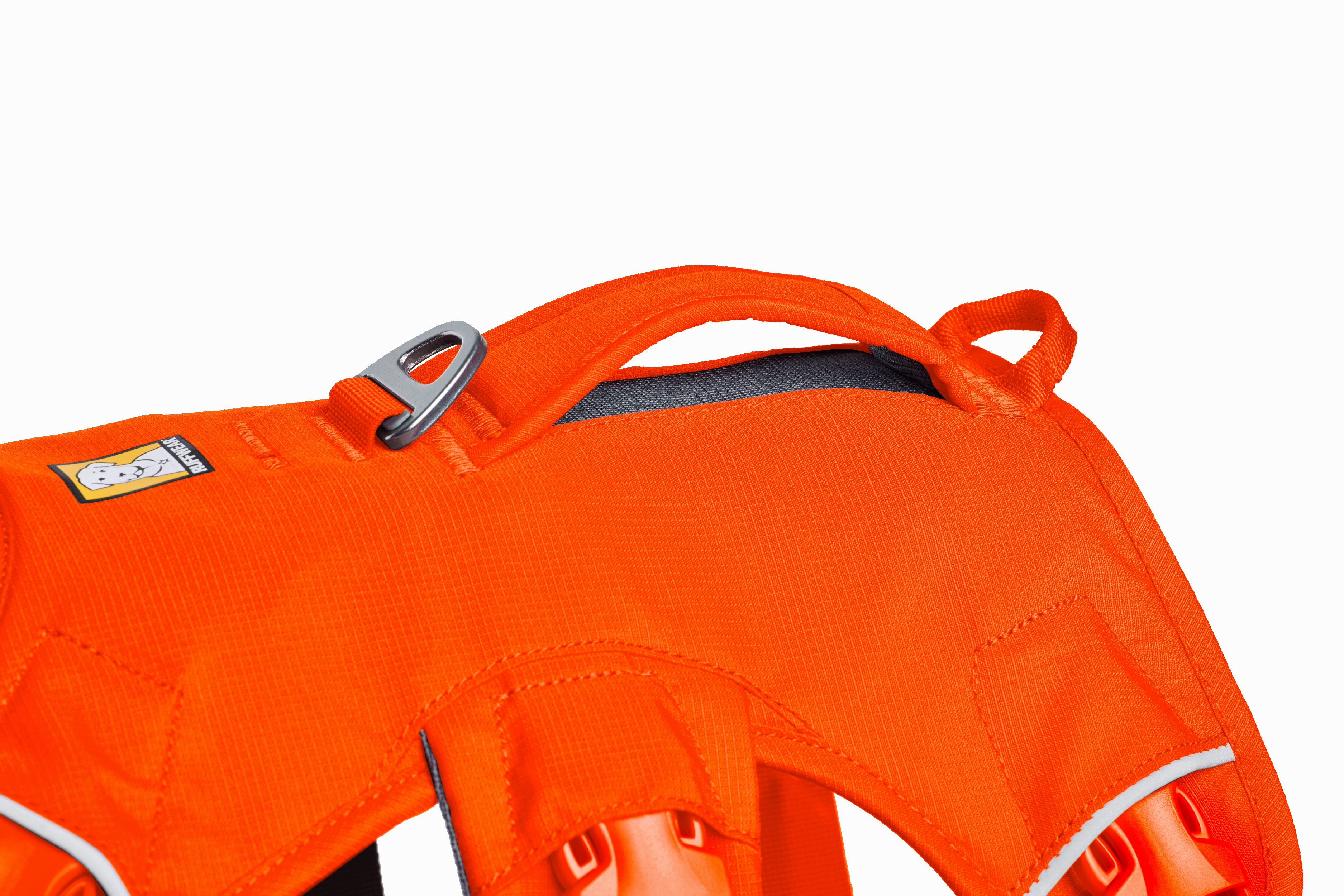 Ruffwear Web Master? Dog Harness with Neck Buckle and Handle (Blaze Orange)