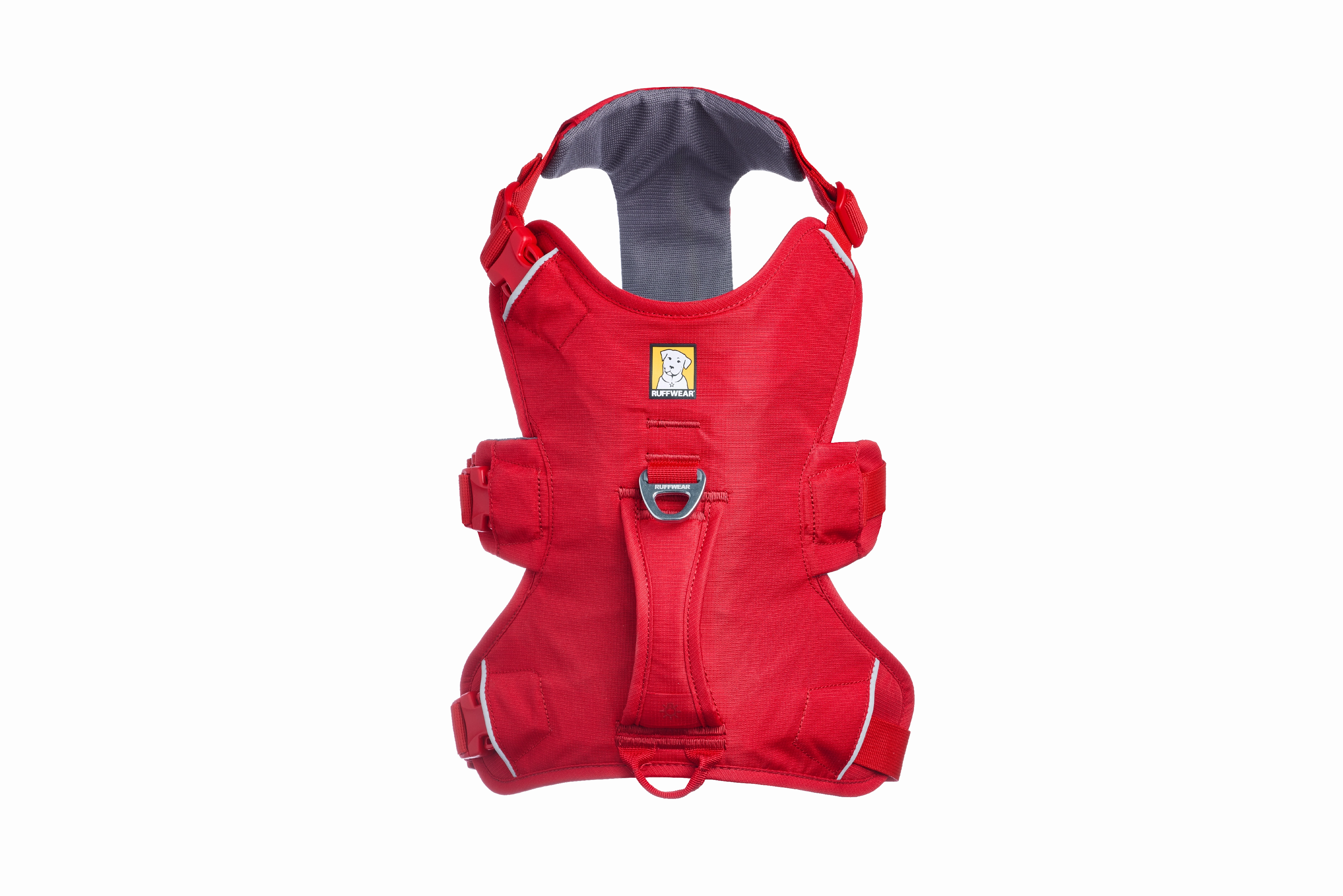 Ruffwear Web Master Dog Harness with Neck Buckle and Handle (Red Canyon)