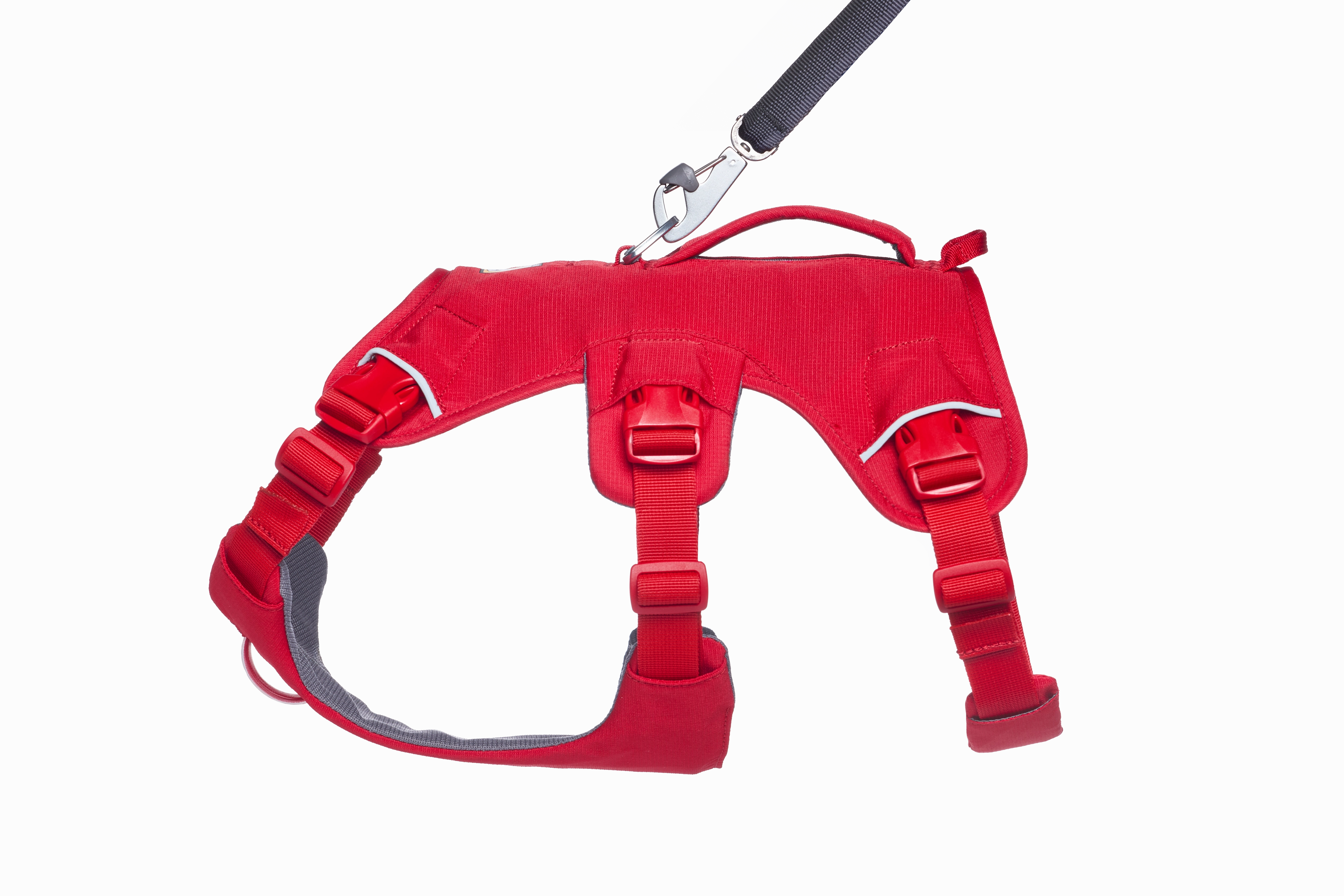 Ruffwear Web Master? Dog Harness with Neck Buckle and Handle (Red Canyon)