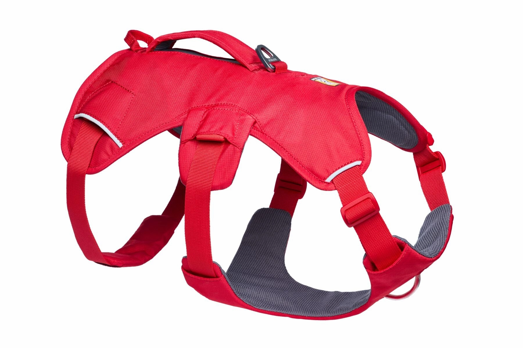 Ruffwear Web Master? Dog Harness with Neck Buckle and Handle (Red Canyon)