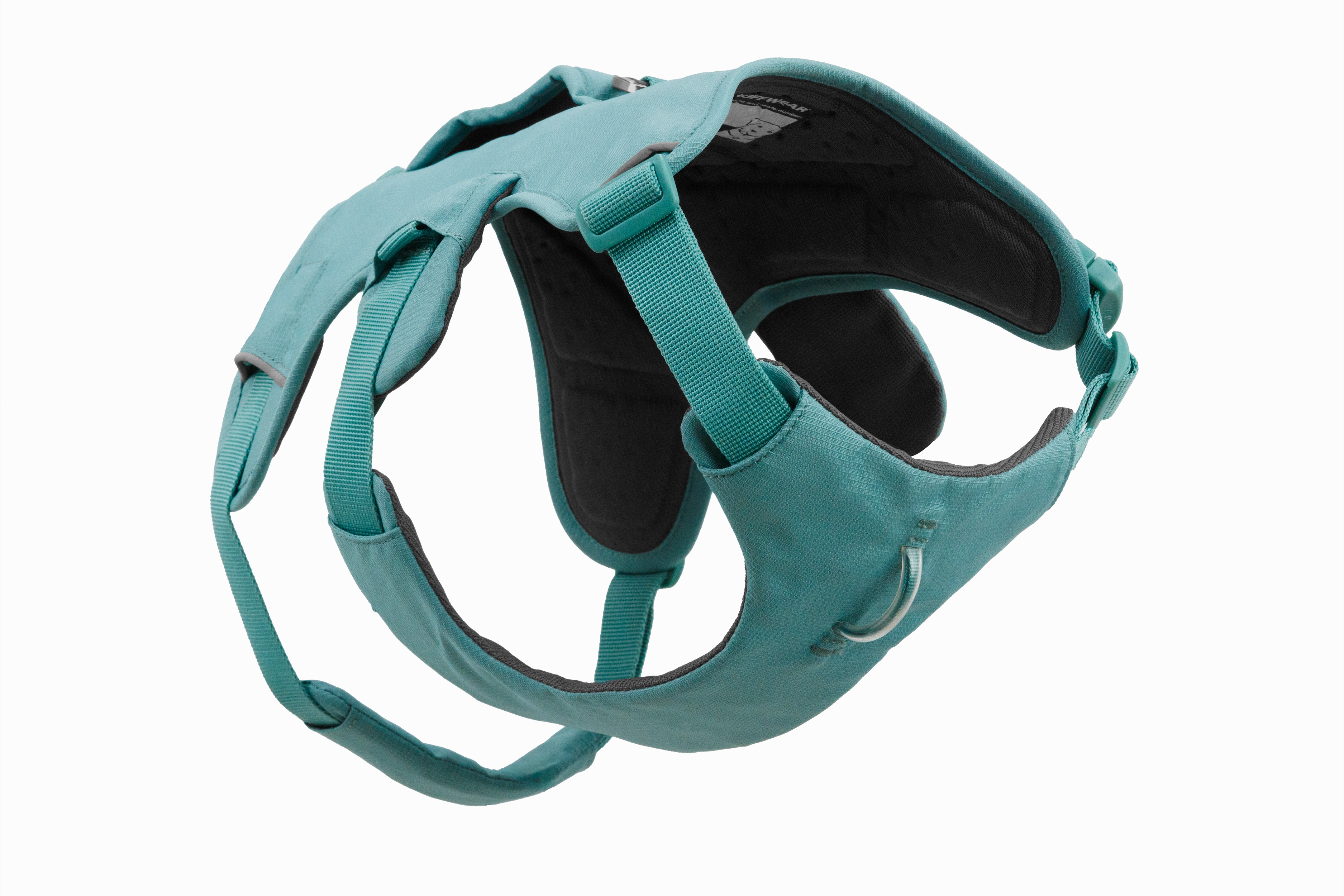 Ruffwear Web Master Dog Harness with Neck Buckle and Handle (River Rock Green)
