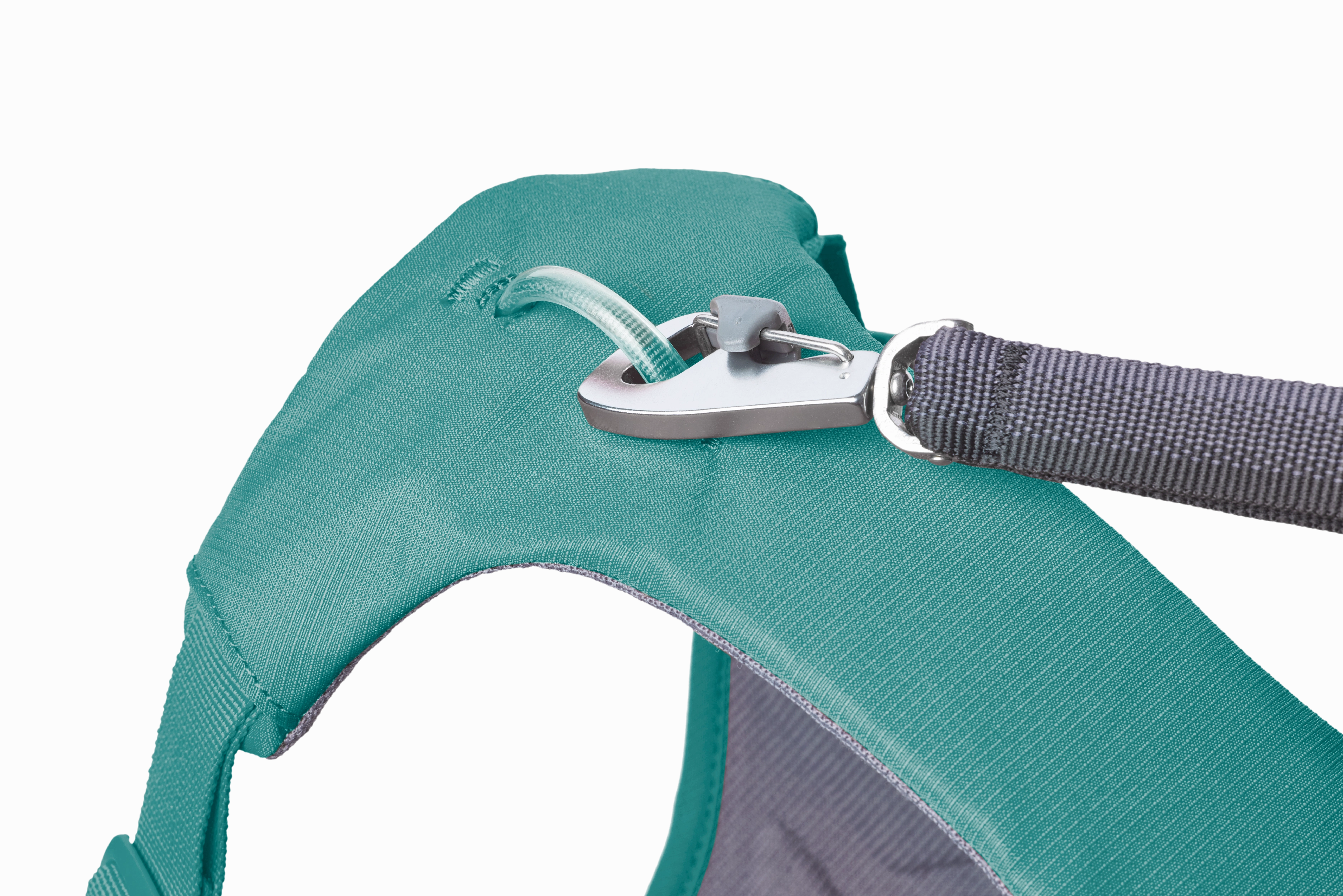 Ruffwear Web Master Dog Harness with Neck Buckle and Handle (River Rock Green)