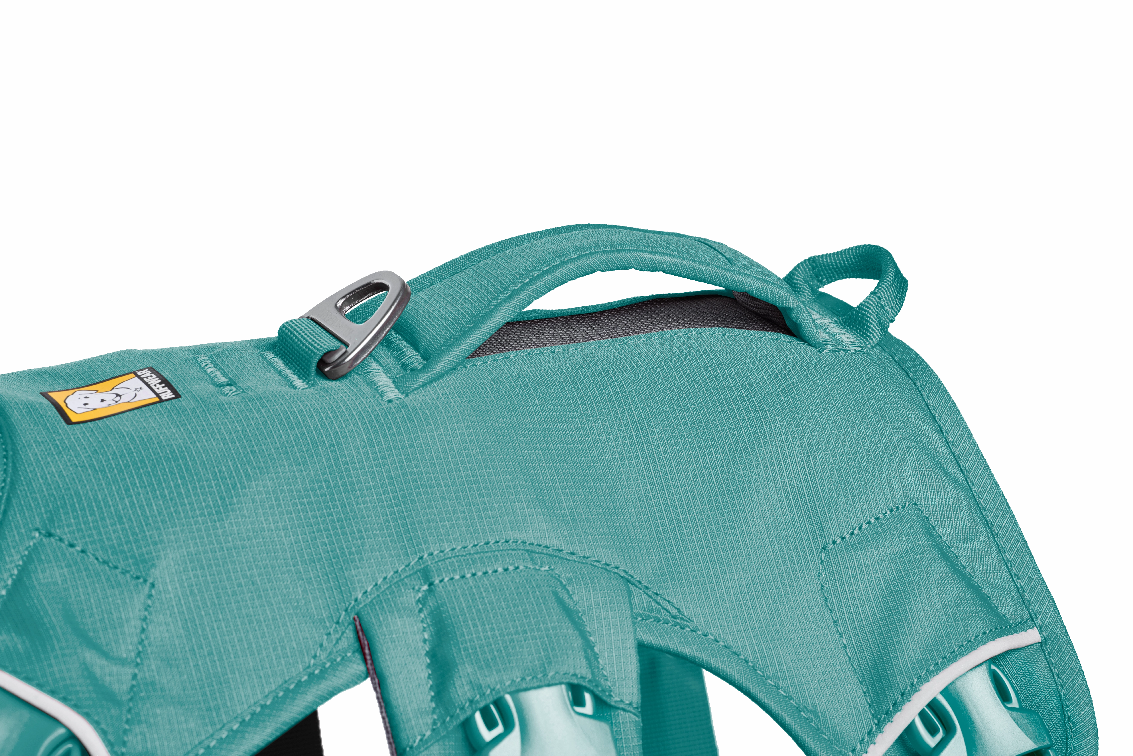 Ruffwear Web Master Dog Harness with Neck Buckle and Handle (River Rock Green)