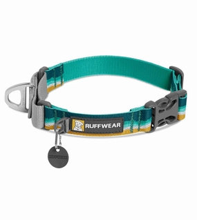 Ruffwear Web Reaction? Reflective Buckled Martingale Dog Collar (Seafoam) dog charms,dog ID