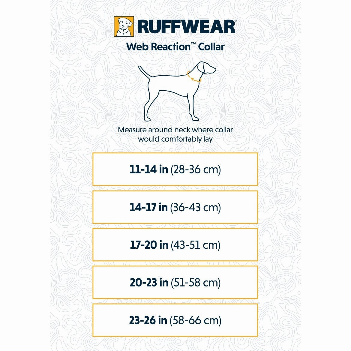 Ruffwear Web Reaction? Reflective Buckled Martingale Dog Collar (Sunset)