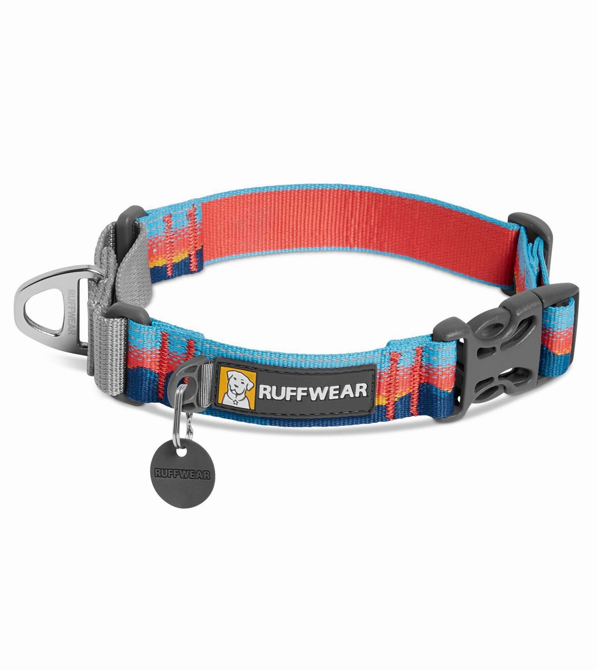 Ruffwear Web Reaction? Reflective Buckled Martingale Dog Collar (Sunset) dog charms,dog ID
