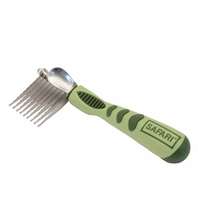 Safari Stainless Steel Dog De-Matting Comb interactive dog toy,tech pet toy