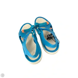 Sandals Flats By Crocs In Teal, Size: 9 crocs