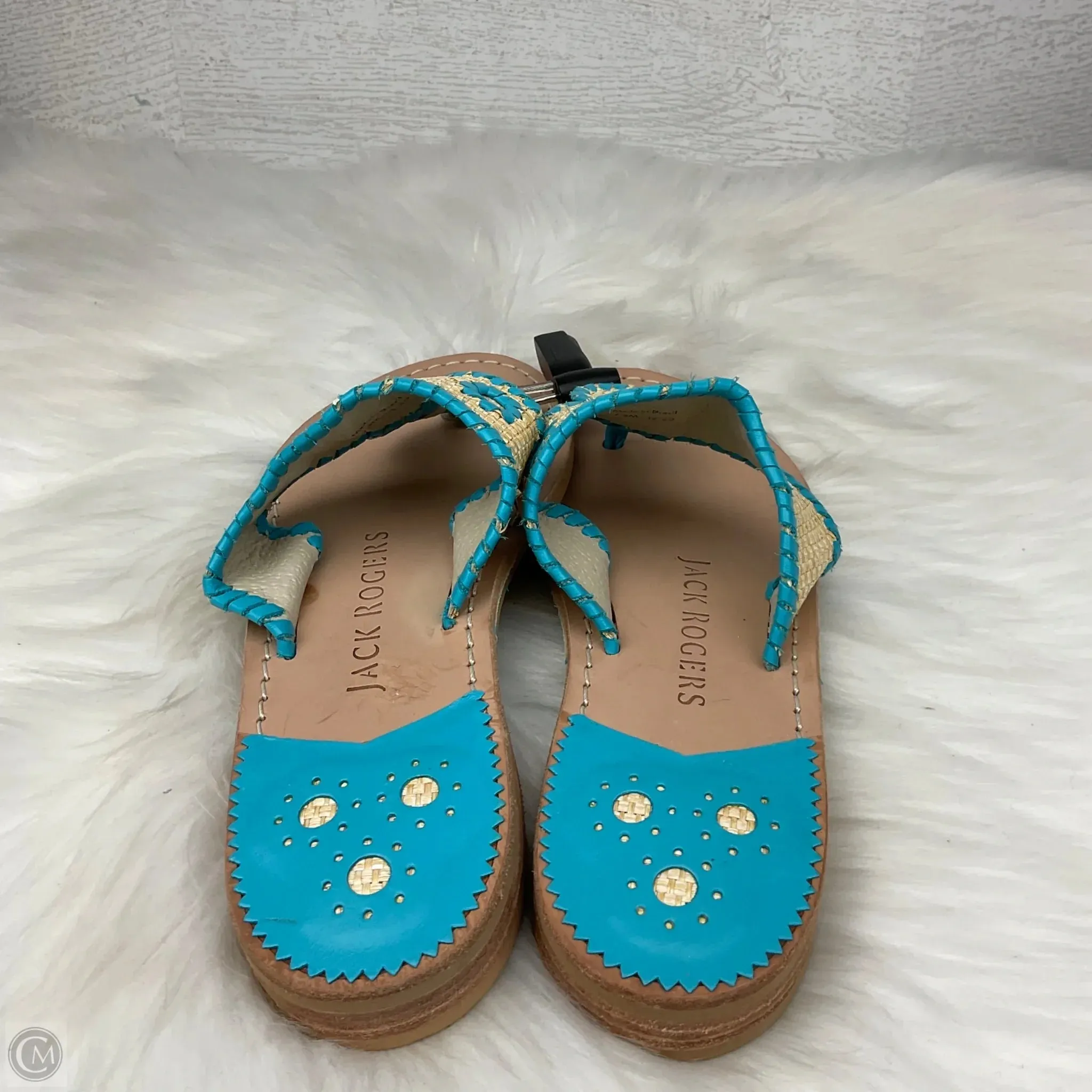 Sandals Flats By Jack Rogers In Blue, Size: 7.5