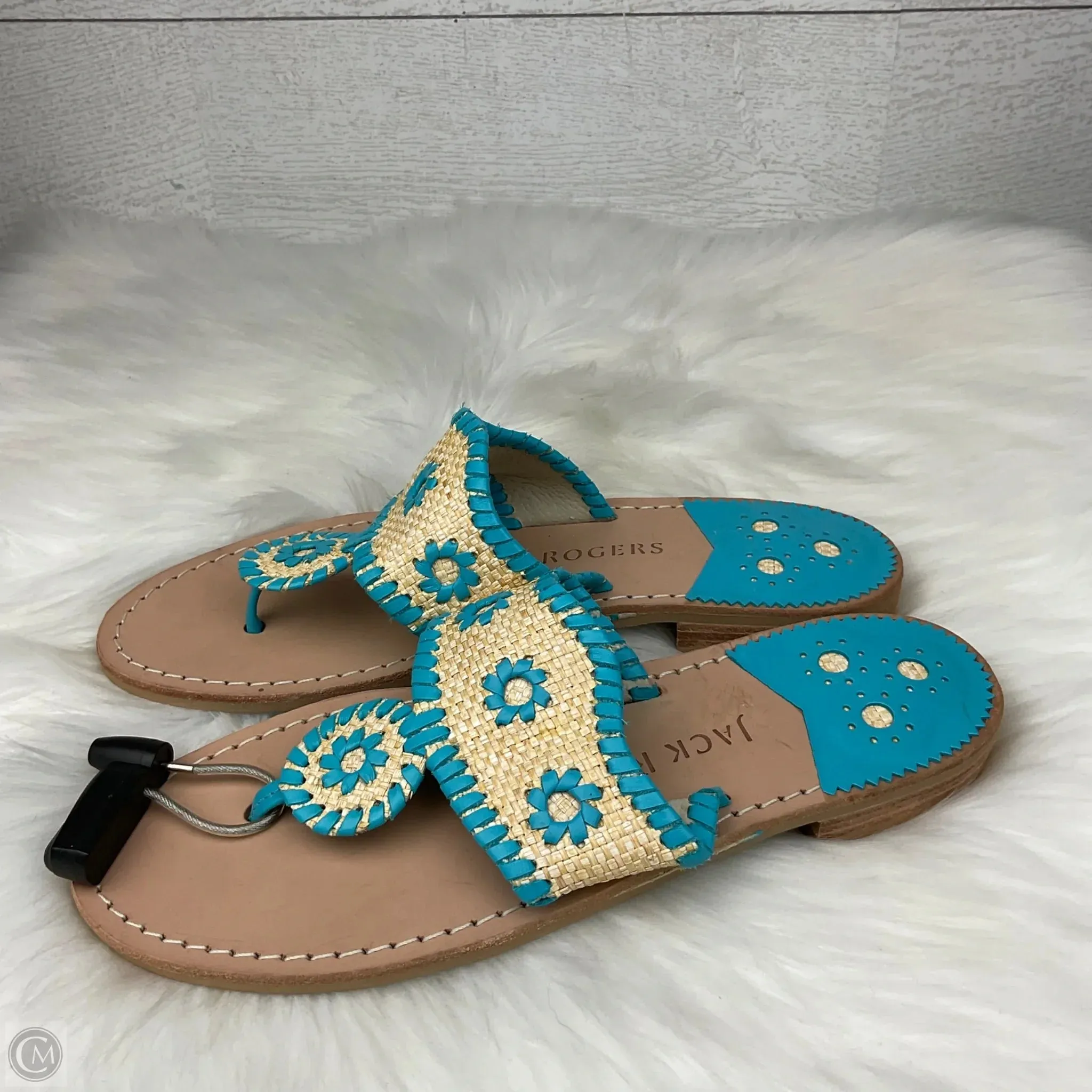 Sandals Flats By Jack Rogers In Blue, Size: 7.5