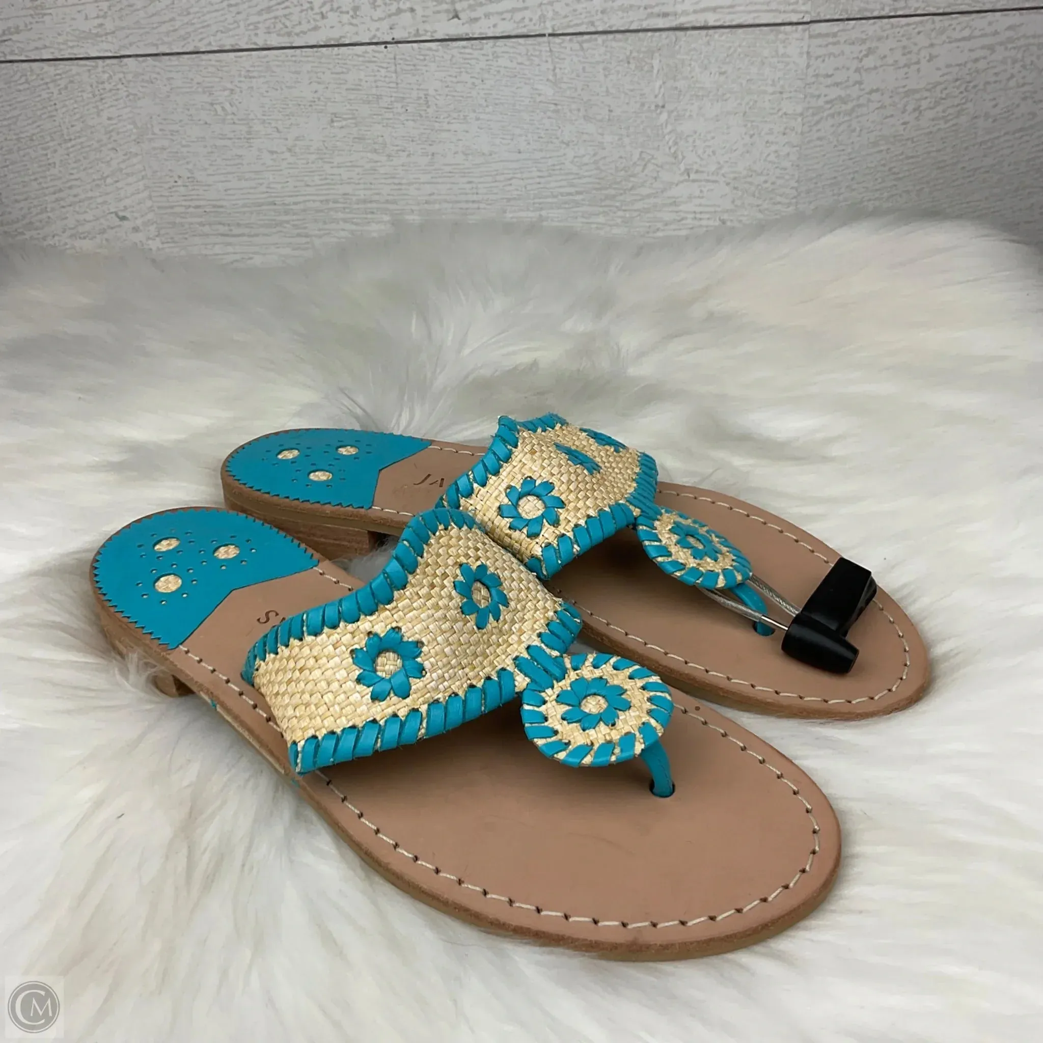 Sandals Flats By Jack Rogers In Blue, Size: 7.5