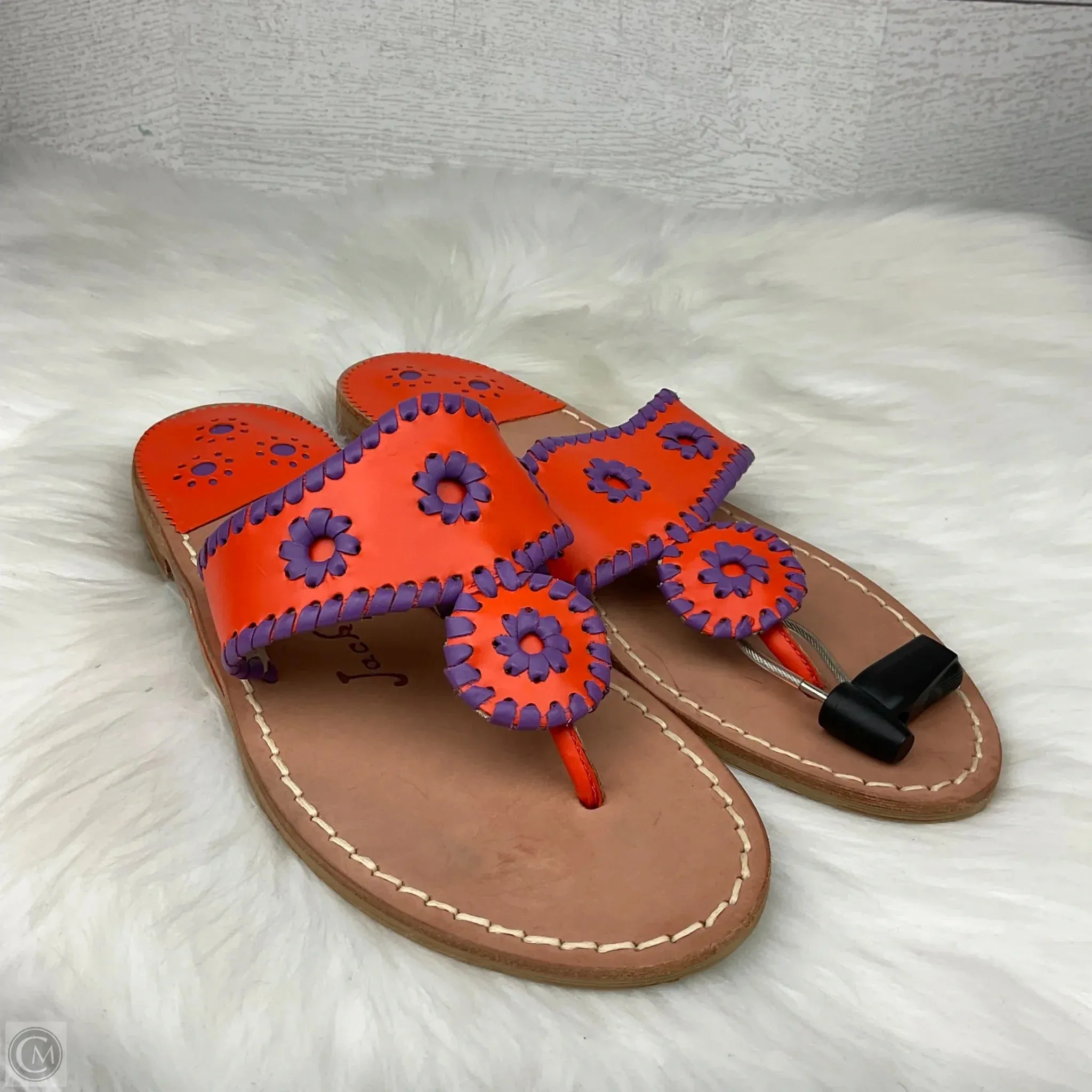 Sandals Flats By Jack Rogers In Orange, Size: 7.5