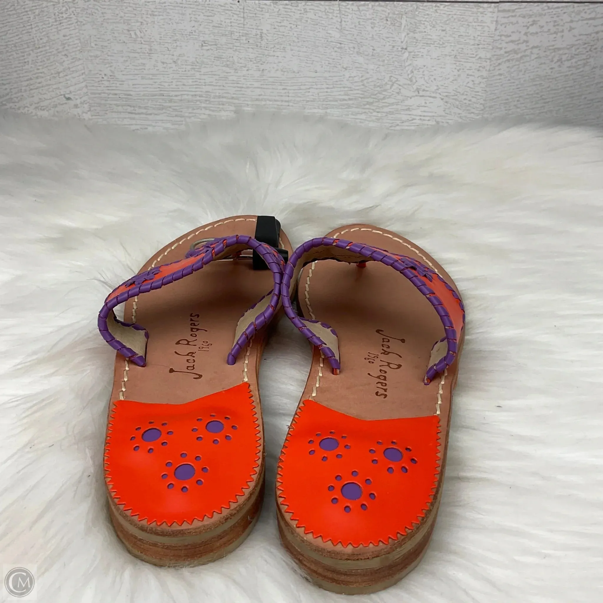 Sandals Flats By Jack Rogers In Orange, Size: 7.5