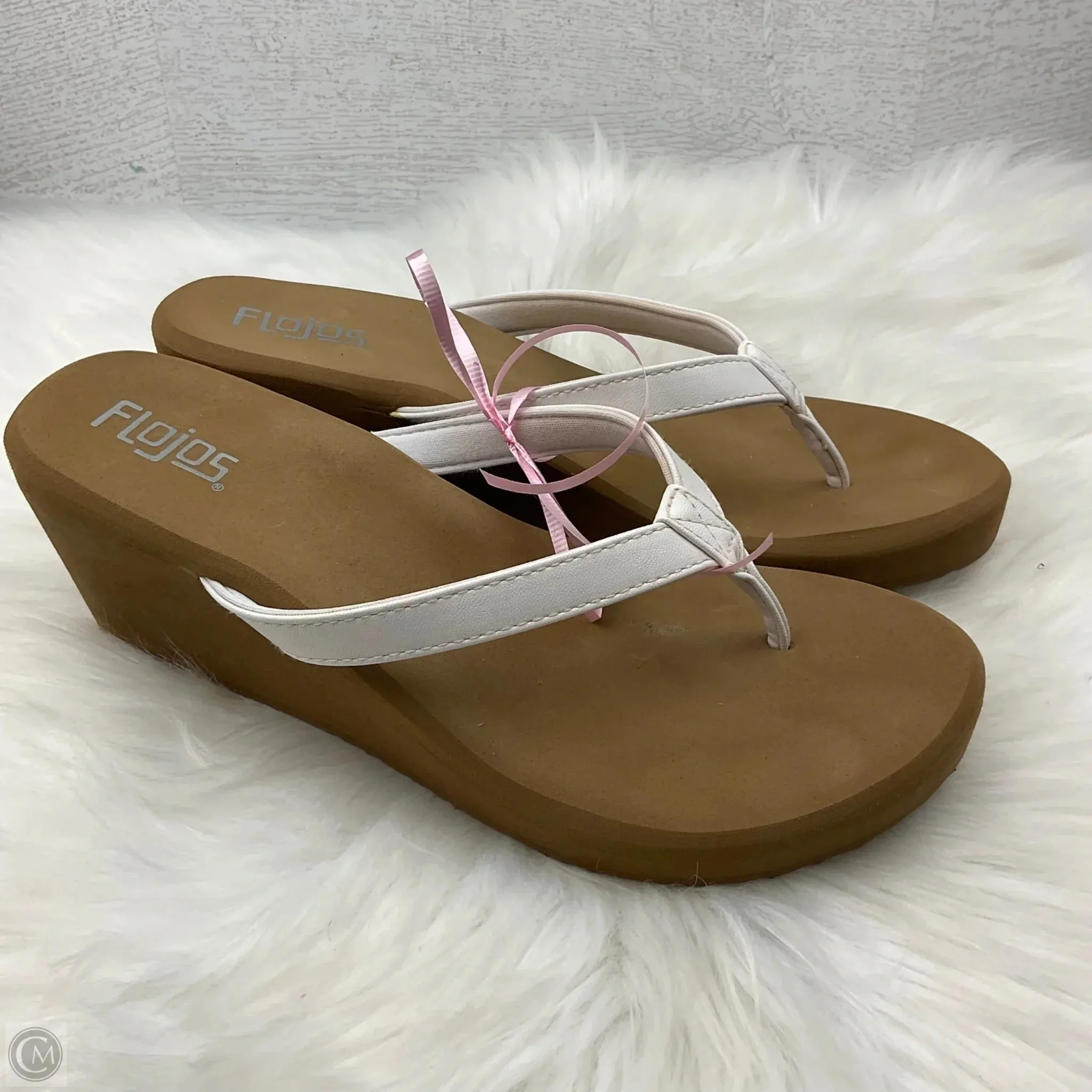Sandals Flip Flops By Clothes Mentor In Brown, Size: 9