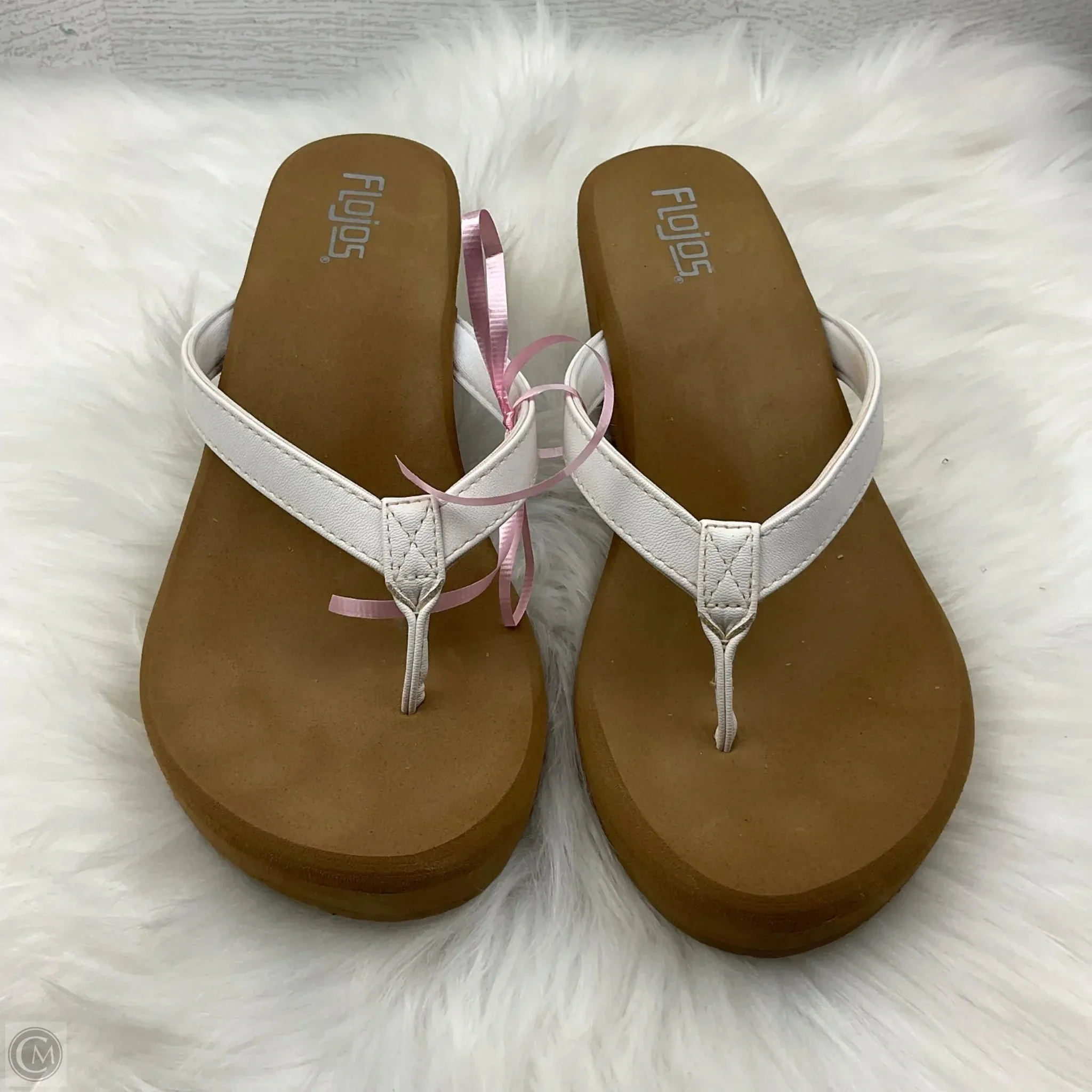 Sandals Flip Flops By Clothes Mentor In Brown, Size: 9