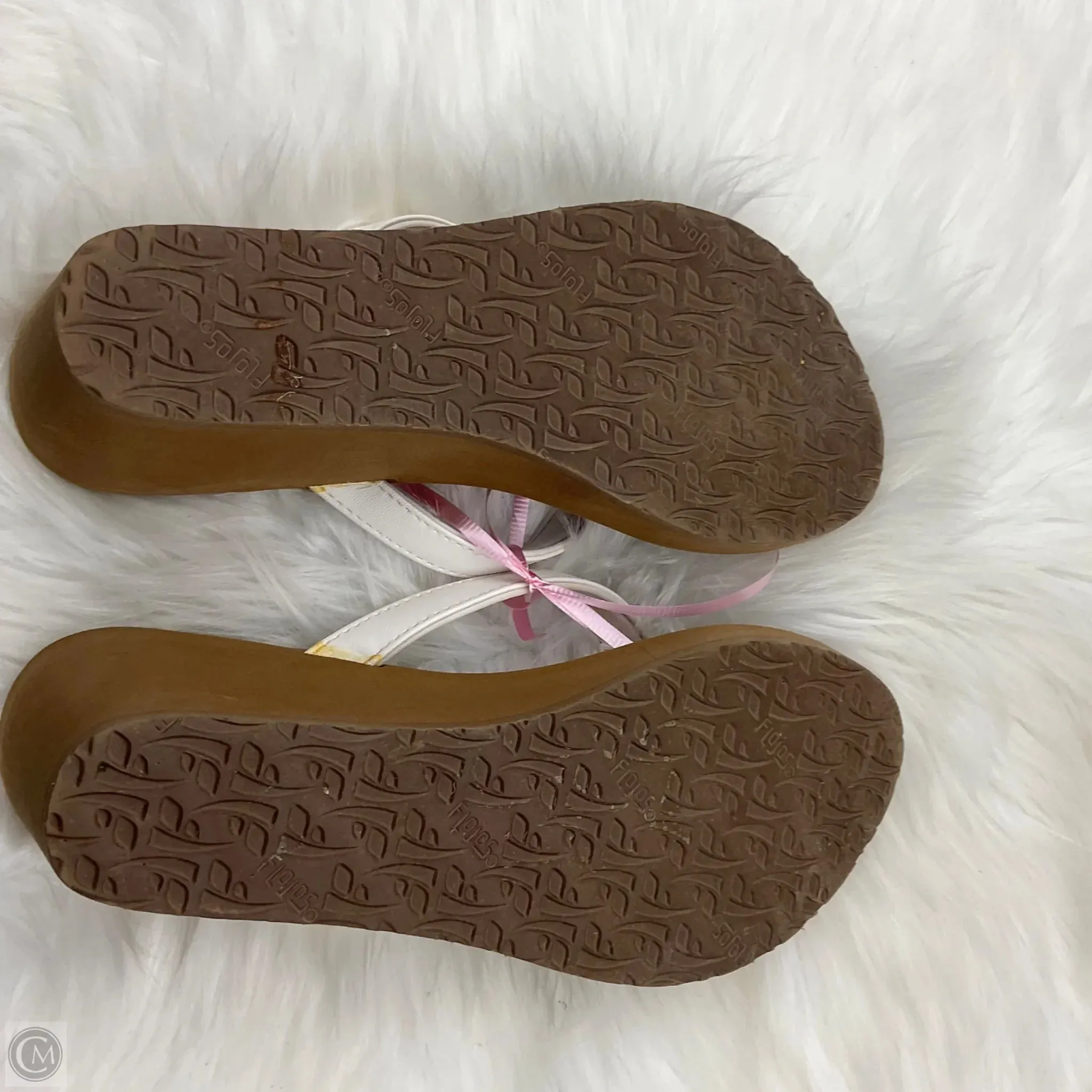 Sandals Flip Flops By Clothes Mentor In Brown, Size: 9