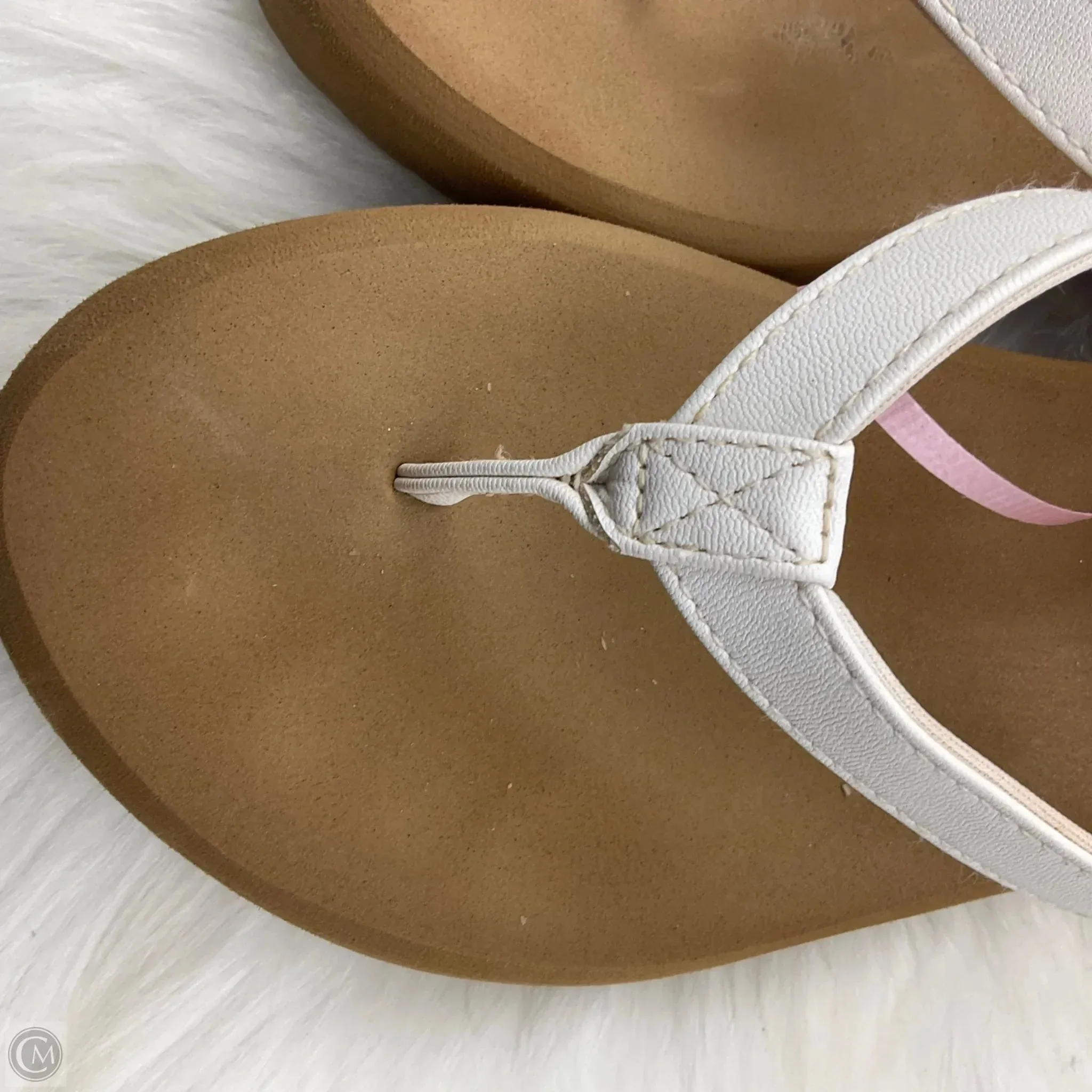 Sandals Flip Flops By Clothes Mentor In Brown, Size: 9