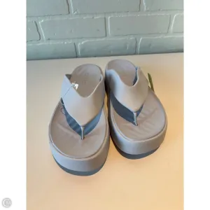 Sandals Flip Flops By Crocs In Blue, Size: 7 crocs