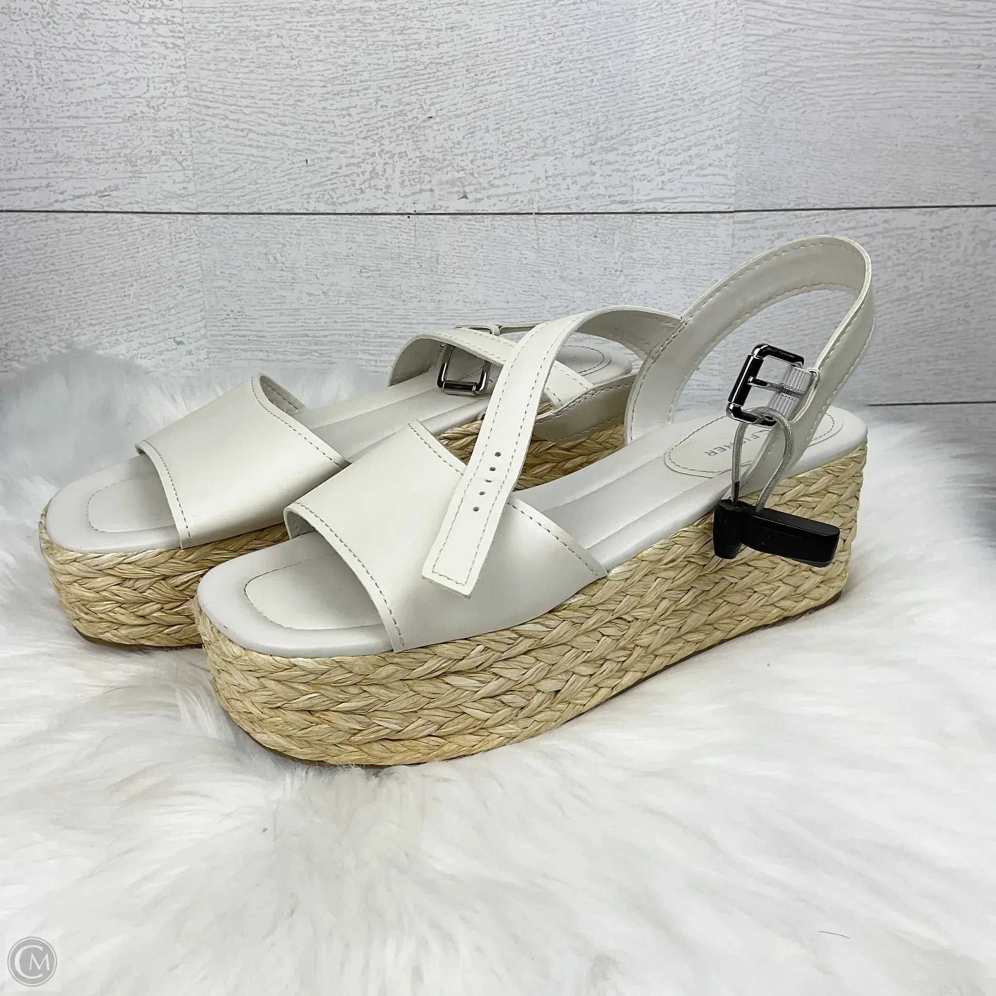 Sandals Heels Platform By Marc Fisher In White, Size: 11 marc-fisher