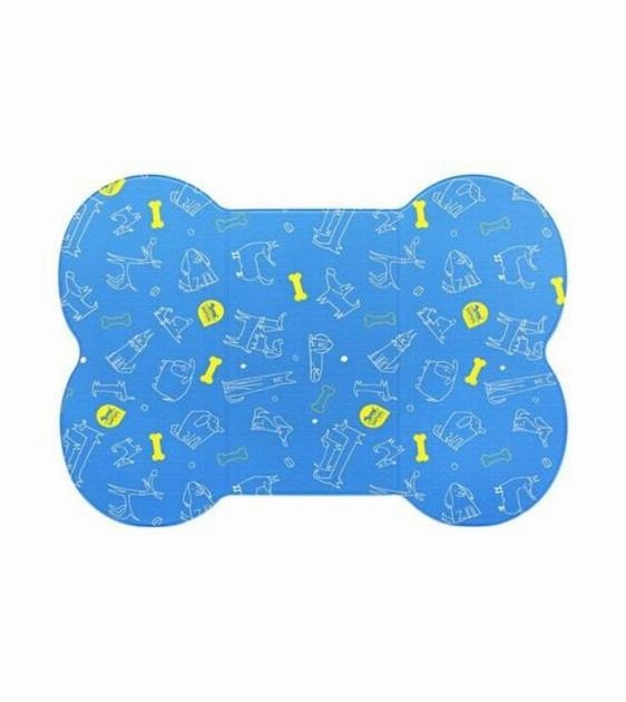 Sapsal Waterproof Soft Pet Mat For Cats & Dogs (Blue)