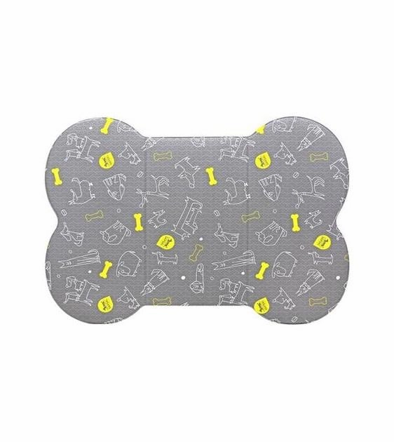 Sapsal Waterproof Soft Pet Mat For Cats & Dogs (Grey)
