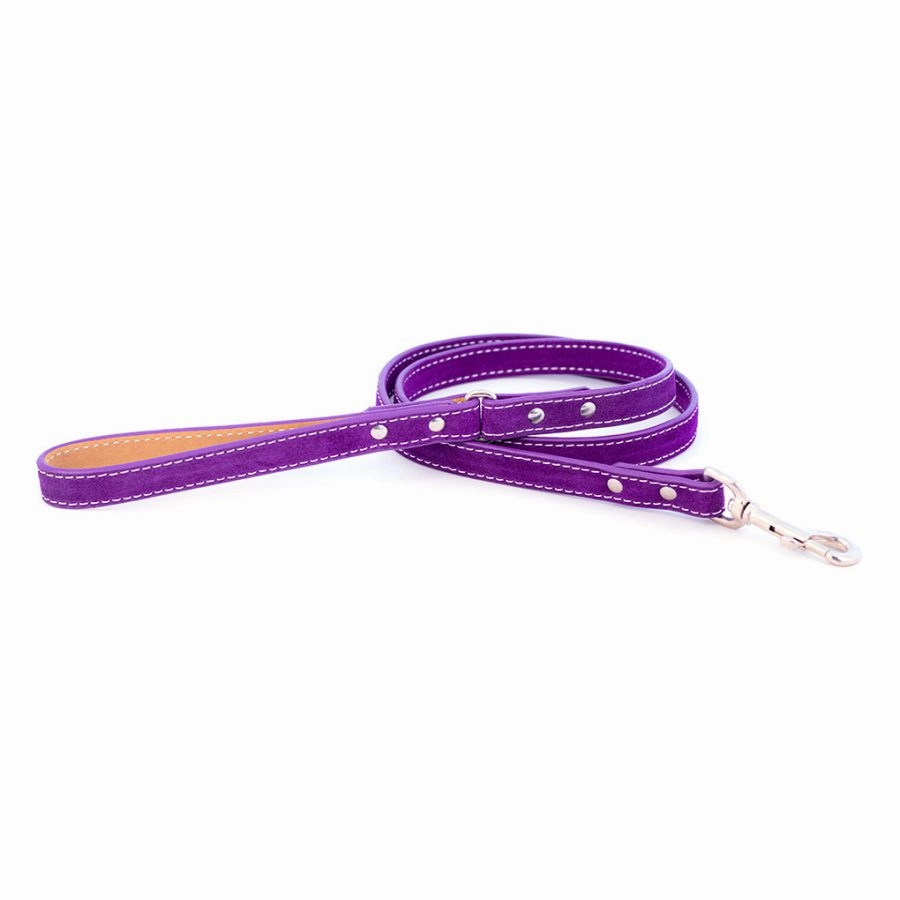 Saratoga Suede Dog Leash
