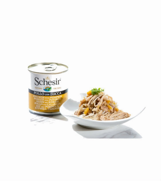 Schesir Wet Dog Food (Chicken with Pumpkin)