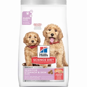 Science Diet Puppy Sensitive Stomach & Skin Salmon & Brown Rice Dry Dog Food 4lb freeze dried dog food,raw nutrition dog,dog freeze dried kibble
