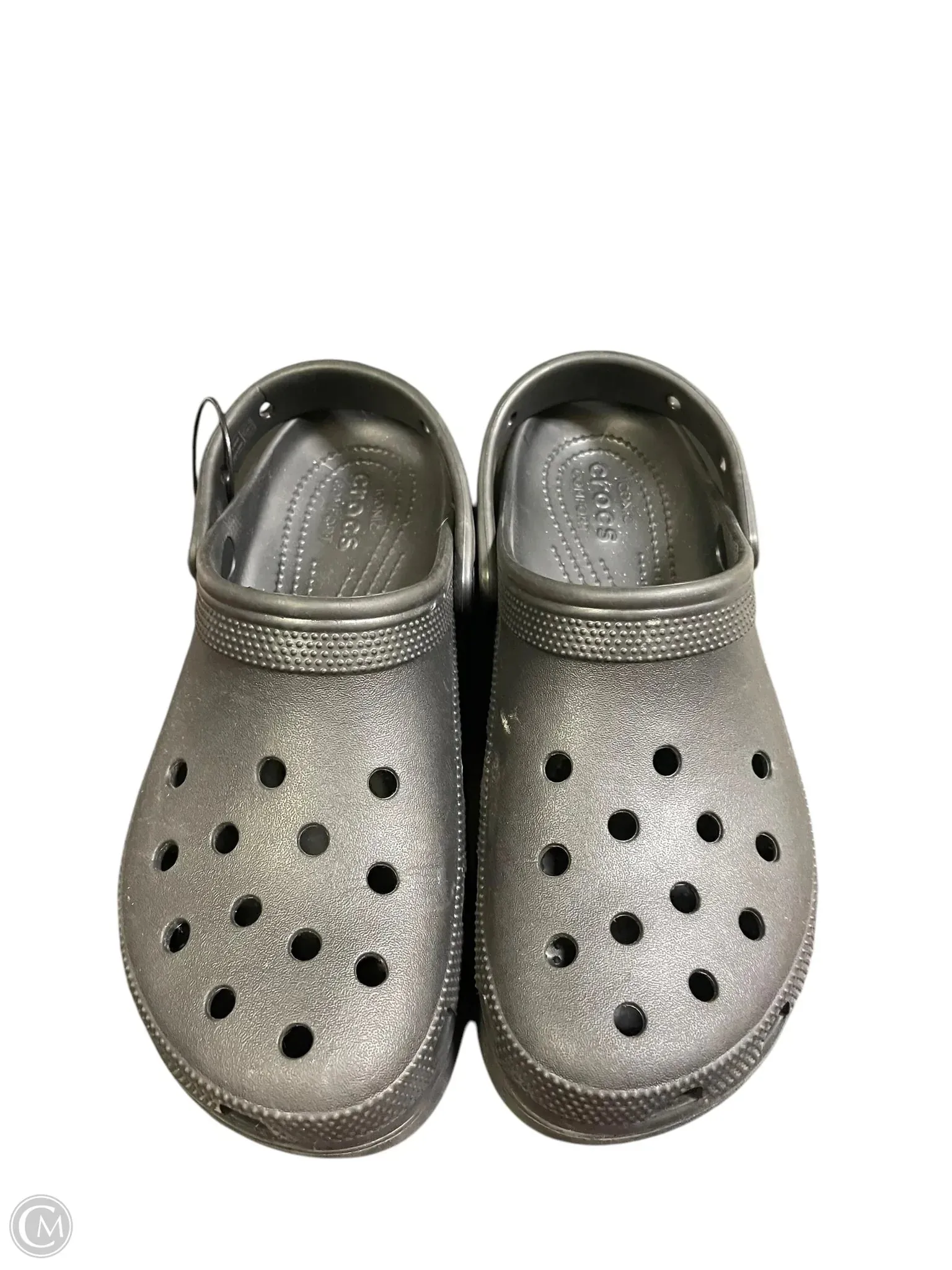Shoes Flats By Crocs In Black, Size: 10 crocs