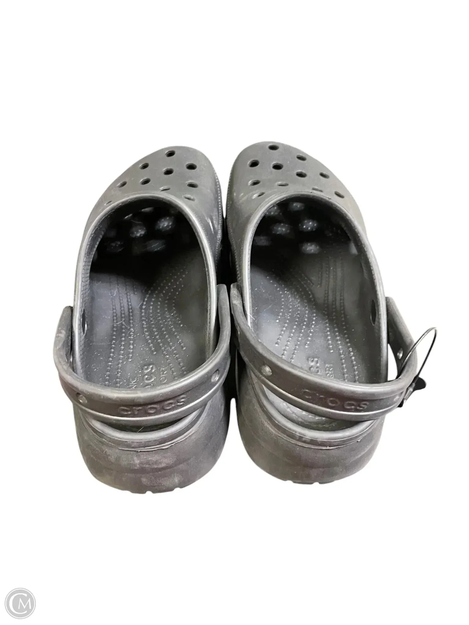 Shoes Flats By Crocs In Black, Size: 10 crocs