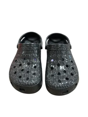 Shoes Flats By Crocs In Black, Size: 12 crocs