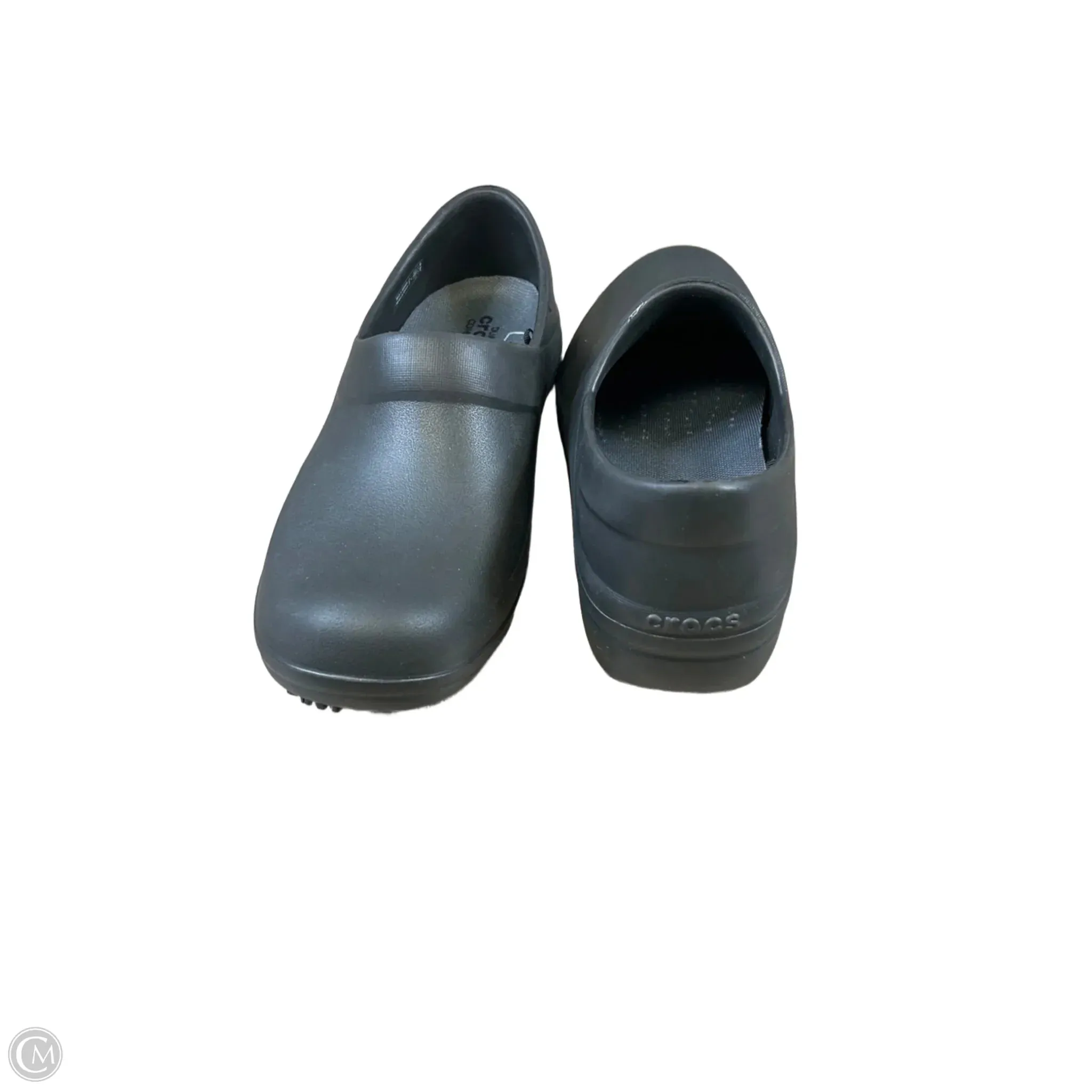 Shoes Flats By Crocs In Black, Size: 6 crocs