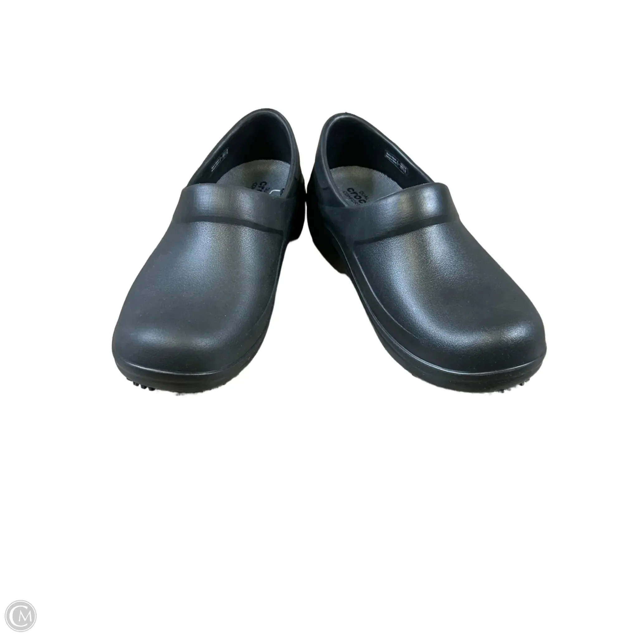 Shoes Flats By Crocs In Black, Size: 6 crocs